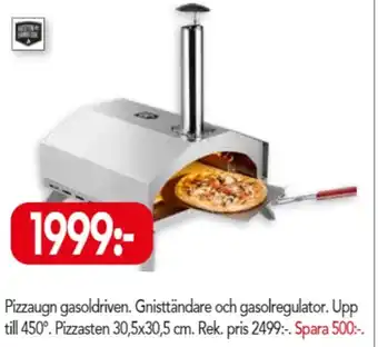 Bo Ohlsson Pizzaugn gasoldriven Gnisttändare och gasolregulator erbjuda