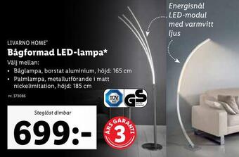 Lidl Bågformad led-lampa erbjuda