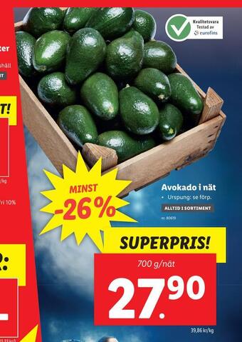 Lidl Avokado i nät erbjuda