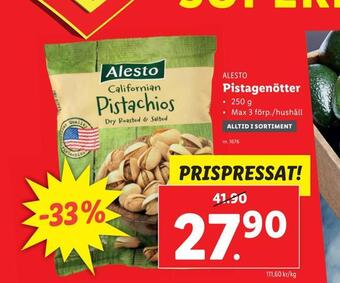 Lidl Pistagenötter erbjuda