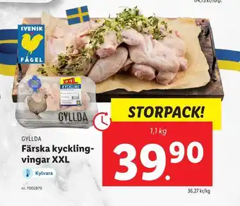 Lidl Färska kyckling vingar xxl erbjuda
