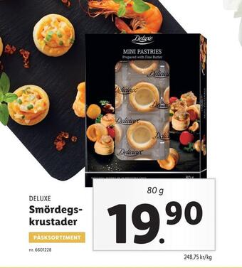Lidl Smördegs krustader erbjuda