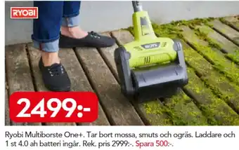 Bo Ohlsson Ryobi Multiborste One+ erbjuda