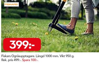Bo Ohlsson Fiskars Ogräsupptagare erbjuda