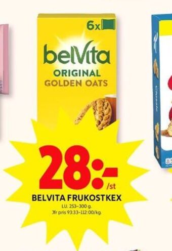 ICA Kvantum Belvita kex erbjuda