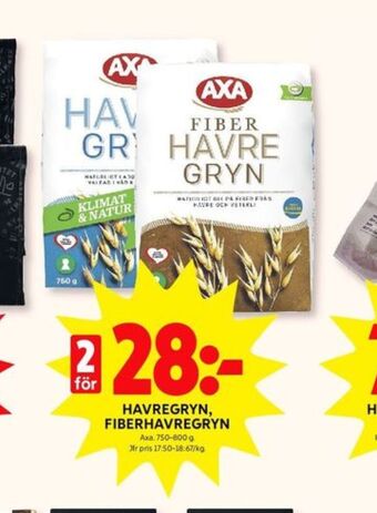 ICA Kvantum Axa havregryn erbjuda