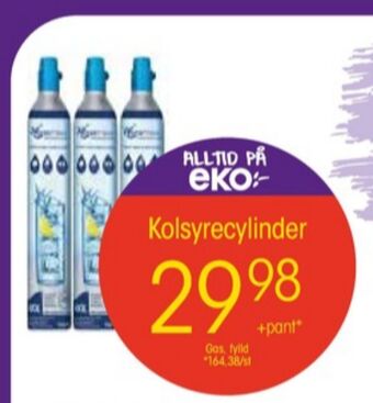 EKO Wassermaxx kolsyrepatron erbjuda