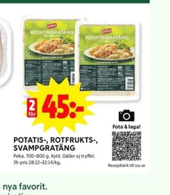 ICA Kvantum Peka potatisgratäng erbjuda