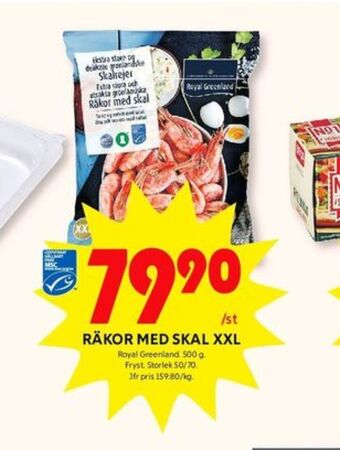 ICA Kvantum Royal greenland räkor med skal erbjuda