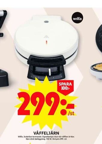 ICA Maxi Wilfa våffeljärn erbjuda