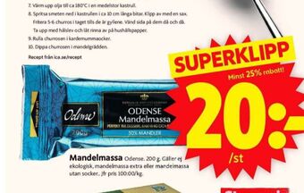 ICA Supermarket Odense mandelmassa erbjuda