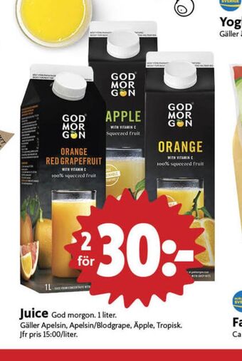 ICA Nära God morgon juice erbjuda