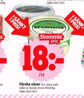 ICA Supermarket Ica såser erbjuda