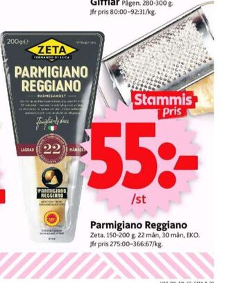 ICA Supermarket Zeta parmigiano reggiano erbjuda