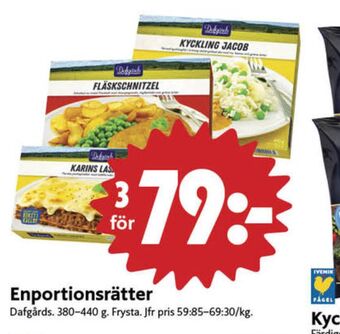 ICA Nära Dafgårds färdigrätter erbjuda