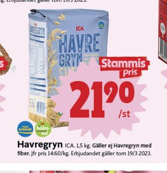 ICA Nära Ica havregryn erbjuda