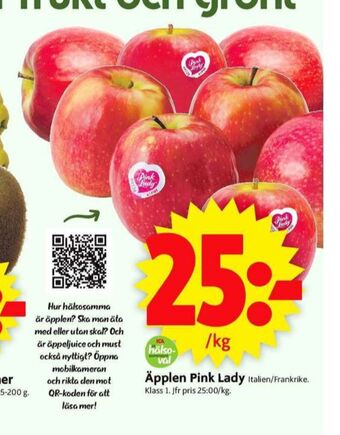 ICA Supermarket Pink lady äpplen erbjuda