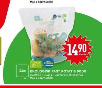 Willys Hemma Garant potatis erbjuda
