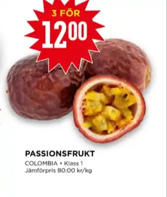 Willys Dove passionsfrukt erbjuda