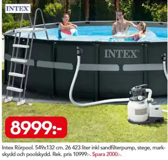 Bo Ohlsson Intex Rörpool 549x132cm 26 423 liter erbjuda