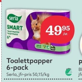 Hemköp Toalettpapper 6-pack erbjuda