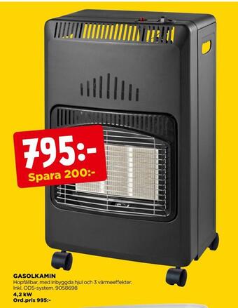 Jem&Fix Gasolkamin erbjuda