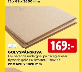 Jem&Fix Golvspånskiva erbjuda