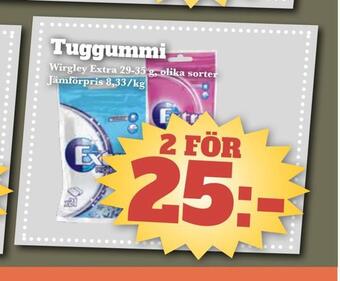 Bonum Matmarknad Tuggummi erbjuda