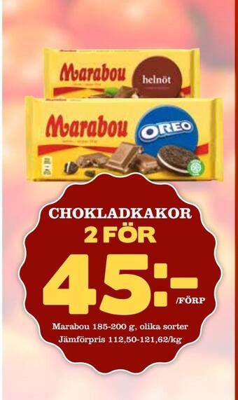 Bonum Matmarknad Chokladkakor erbjuda