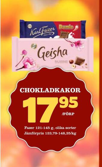 Bonum Matmarknad Chokladkakor erbjuda