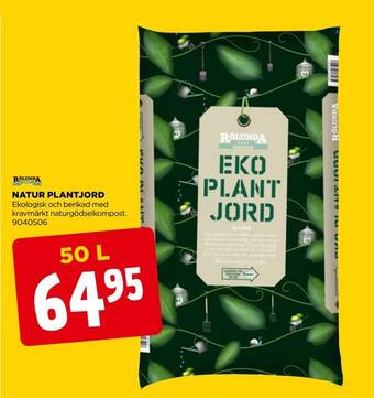 Jem&Fix Natur plantjord erbjuda