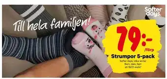 City Gross Strumpor 5-pack erbjuda