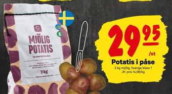 City Gross Potatis i påse erbjuda