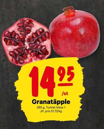 City Gross Granatäpple erbjuda