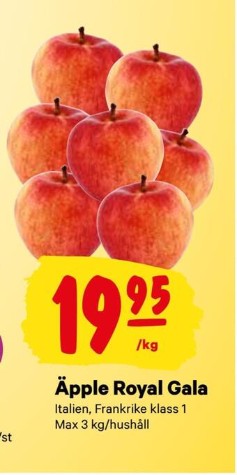 City Gross Äpple royal gala erbjuda
