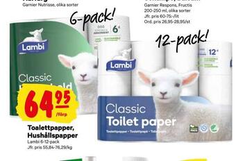 City Gross Toalettpapper, hushållspapper erbjuda
