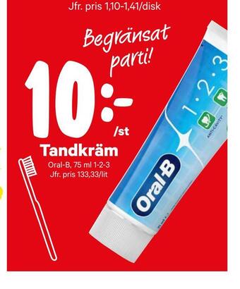 City Gross Tandkräm erbjuda