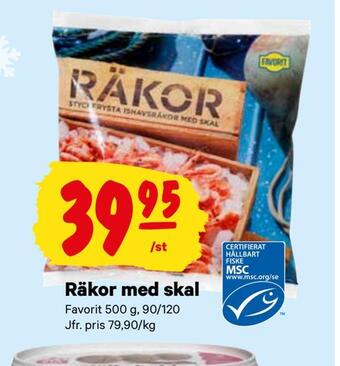 City Gross Räkor med skal erbjuda
