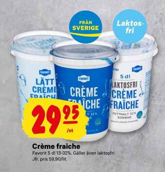 City Gross Crème fraiche erbjuda