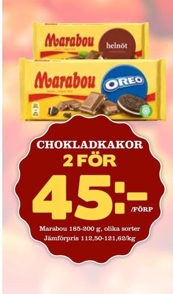Din Mat Chokladkakor erbjuda