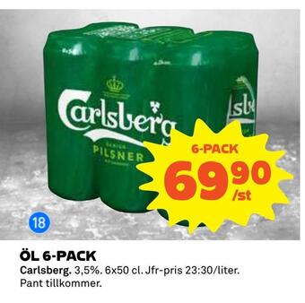 Coop Daglivs Öl 6-pack erbjuda