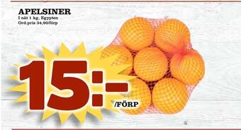 Din Mat Apelsiner erbjuda