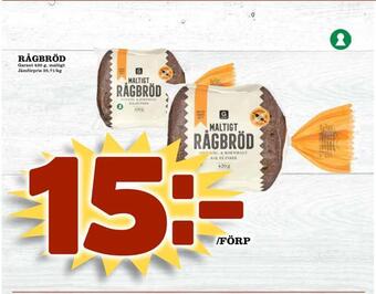 Matdax Rågbröd erbjuda