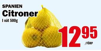 Matdax Citroner erbjuda