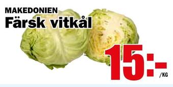 Matdax Färsk vitkål erbjuda