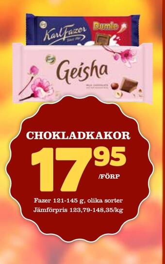 Matdax Chokladkakor erbjuda
