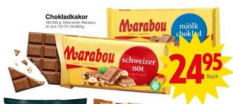 Matöppet Chokladkakor erbjuda