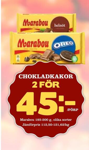 Matdax Chokladkakor erbjuda