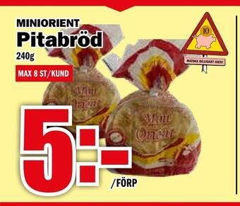 Matdax Pitabröd erbjuda