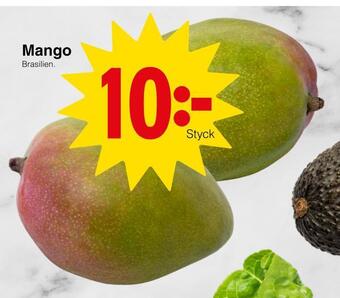 Matöppet Mango erbjuda